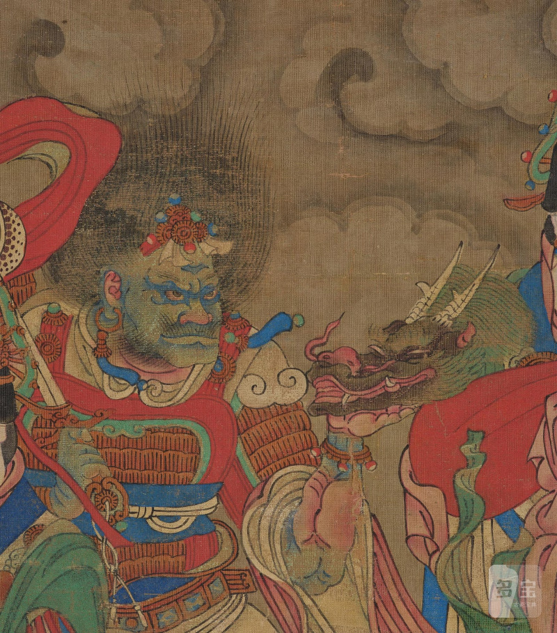 A Daoist painting of the lords and officials of hell by an anonymous artist, - 图3